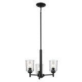 Shailene 3 Light Small Chandelier with Clear Glass by Kichler - 43670C