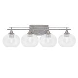 Uptowne 4 Light Vanity Light 29.5 Inch Length by Toltec - 134-AS-202