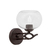 Revo 1 Light Wall Sconce 9 Inch Tall by Toltec - 141-2093