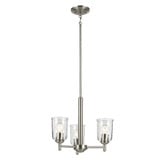 Shailene 3 Light Small Chandelier with Clear Glass by Kichler - 43670C
