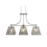 Corbello 3 Light Small Linear Island Pendant by Toltec - 1463-95-23-3625