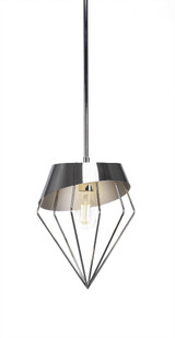 Neo 7W 1 Light Small Stem Pendant 12.5 Inch Tall by Toltec - 1502-975-125-