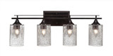 Uptowne 4 Light Vanity Light 26.25 Inch Length by Toltec - 134--975-2625
