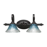 Elegante 2 Light Vanity Light by Toltec - 162-9-95-2075