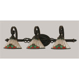 Elegante 3 Light Bath Bar 8.75 x Inch by Toltec  - 163--875-2975