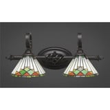 Elegante 2 Light Bath Bar 8.75 x Inches by Toltec  - 162--875-2075