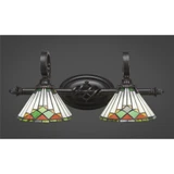 Elegante 2 Light Bath Bar 8.75 x Inches by Toltec  - 162--875-2075