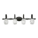 Elegante 4 Light Bath Bar 11 x Inches by Toltec  - 164--11-395
