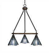 Blacksmith 3 Light Medium Chandelier by Toltec 1766-217527 - 1766-217527