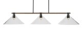 Blacksmith 3 Light Small Island Chandelier by Toltec - 1763-16925575