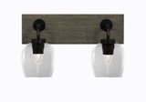 Oxbridge 2 Light Vanity Light 16.5 Inch Tall Length by Toltec - 1772-GPDW-4810