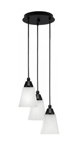 Array 3 Light Small Pendant 10.25 Inch Wide by Toltec - 1816-MB-10.25