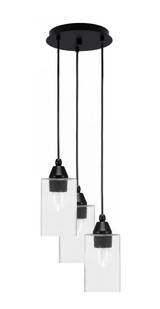 Array 3 Light Small Pendant 10.25 Inch Tall by Toltec - 1816-MB-9.5