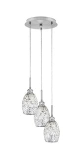 Array 3 Light Steel Small Pendant by Toltec - 1816-BN-9.75-12.25