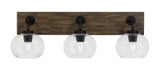 Oxbridge 3 Light Vanity Light 27.25 Inch Length by Toltec - 1773-GPDW-202