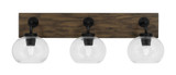 Oxbridge 3 Light Vanity Light 27.25 Inch Length by Toltec - 1773-GPDW-202