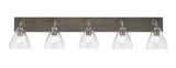 Oxbridge 5 Light Vanity Light 47 Inch Length by Toltec - 1775-GPDW-4760
