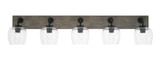 Oxbridge 5 Light Vanity Light 46.75 Inch Length by Toltec - 1775-GPDW-4810
