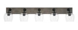 Oxbridge 5 Light Vanity Light 46.75 Inch Length by Toltec - 1775-GPDW-4810