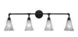 Vintage 4 Light Vanity Light 42.25 Inch Length by Toltec - 184--13-4225