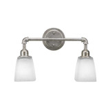 Vintage 2 Light Vanity Light 17.25 Inch Length by Toltec - 182-DG-460