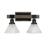 Tacoma 2 Light Vanity Light 17.5 Inch Length by Toltec - 1842--95-175