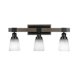 Tacoma 3 Light Vanity Light 25.25 Inch Length by Toltec - 1843--1075-2525