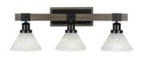 Tacoma 3 Light Vanity Light 27.5 Inch Length by Toltec - 1843--95-275