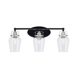 Easton 3 Light Vanity Light 25 Inch Length by Toltec - 1933-WHBN-210