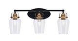 Easton 3 Light Vanity Light 25 Inch Length by Toltec - 1933-WHBN-210