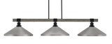 Tacoma 3 Light Medium Island Pendant by Toltec - 1863-GPDW-424-GP