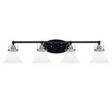 Easton 4 Light Vanity Light 36.25 Inch Length by Toltec - 1934-MBBN-311