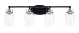 Easton 4 Light Vanity Light 34.5 Inch Length by Toltec - 1934-MBBN-210