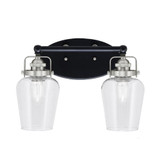 Easton 2 Light Vanity Light 15 Inch Length by Toltec - 1932-MBBR-210