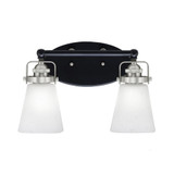 Easton 2 Light Vanity Light 14.5 Inch Length by Toltec - 1932-MBBR-460