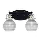 Easton 2 Light Vanity Light 15.75 Inch Length by Toltec - 1932-MBBR-5110