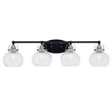 Easton 4 Light Vanity Light 36.5 Inch Length by Toltec - 1934-MBBN-202