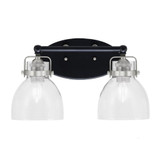 Easton 2 Light Vanity Light 16 Inch Length by Toltec - 1932-MBBN-4110
