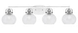 Easton 4 Light Vanity Light 36.5 Inch Length by Toltec - 1934-MBBN-202