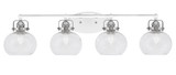 Easton 4 Light Vanity Light 36.5 Inch Length by Toltec - 1934-MBBN-202