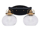 Easton 2 Light Vanity Light 16.75 Inch Length by Toltec - 1932-MBBR-202