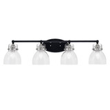 Easton 4 Light Vanity Light 9 InchTall by Toltec - 1934-MBBN-4110