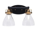 Easton 2 Light Vanity Light 16.25 Inch Length by Toltec - 1932-MBBR-4760