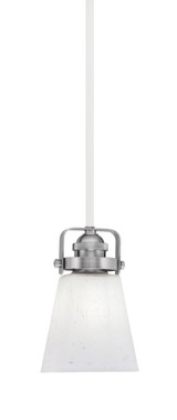 Easton 1 Light Steel Mini Pendant 7.5 Inch Tall by Toltec - 1941-MBBR-460