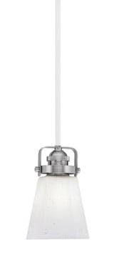 Easton 1 Light Steel Mini Pendant 7.5 Inch Tall by Toltec - 1941-MBBR-460