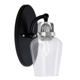 Easton 1 Light Wall Sconce 11.25 Inch Tall by Toltec - 1931-MBBN-210