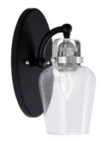 Easton 1 Light Wall Sconce 11.25 Inch Tall by Toltec - 1931-MBBN-210