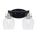 Easton 2 Light Vanity Light 10.25 Inch Tall by Toltec - 1932-MBBR-4810