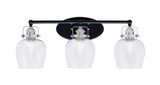 Easton 3 Light Vanity Light 26 Inch Length by Toltec - 1933-WHBN-4810