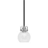 Easton 1 Light Mini Pendant 7.5 Inch Tall by Toltec - 1941-MBBR-4100